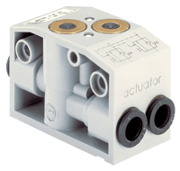 Burkert Double Pilot Controlled Check Valve, 0498